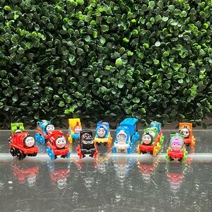 Colorful Train Engine Toy Set